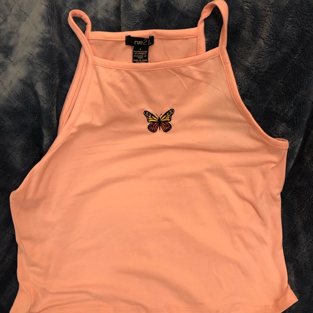 RUE 21 BUTTERFLY CROP